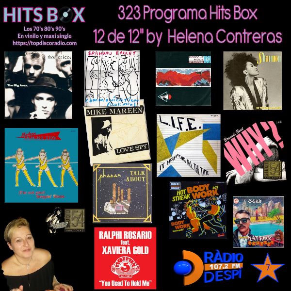 323 Programa Hits Box - Helena Contreras - Topdisco Radio - Dj. Xavi Tobaja