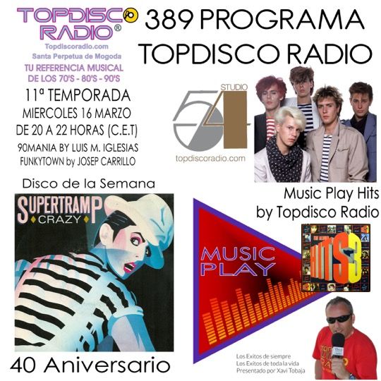 389 Programa Topdisco Radio