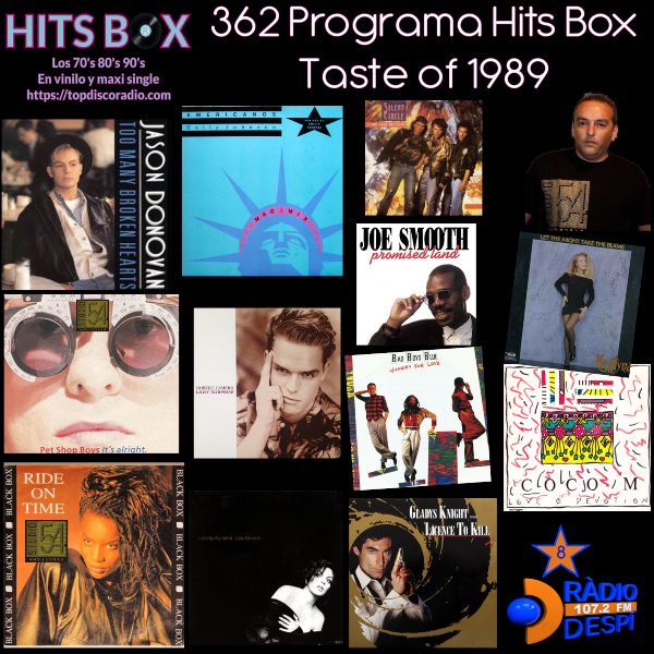 362 Programa Hits BoxTaste of 1989 - Xavi Tobaja - Topdisco Radio