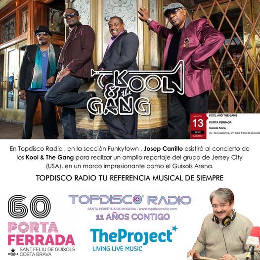 Topdisco Radio - Funkytown - Kool & The Gang Festival Porta Ferrada 2022 - Josep Carrillo