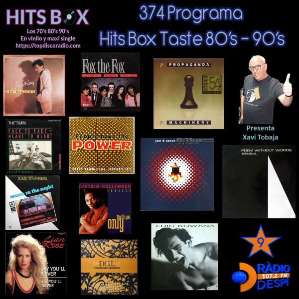 374 Programa Hits Box Taste 80's - 90's