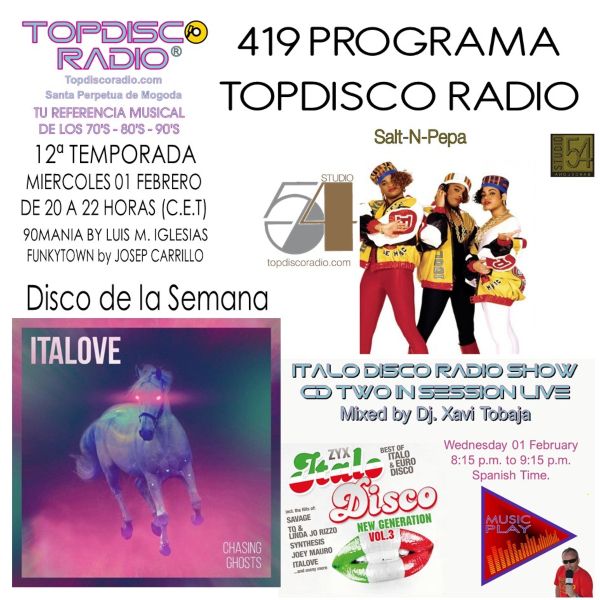 419 Programa Topdisco Radio - Zyx Italo Disco Radio Show 11- Funkytown - 90mania - 01.02.23