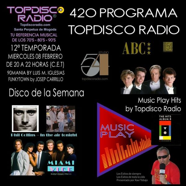 420 Programa Topdisco Radio – Hits Album Vol.8 LP1 - Funkytown - 90Mania - 08.02.23