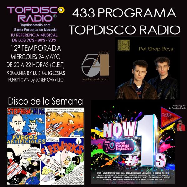 433 Programa Topdisco Radio – NOW That’s What I Call Massive Hits & #1s - Funkytown - 90Mania -24.05.23