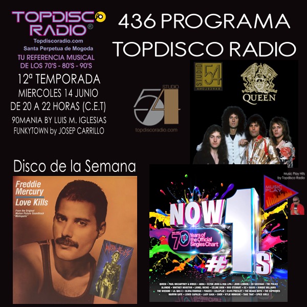 436 Programa Topdisco Radio – NOW That’s What I Call Massive Hits & #1s - Funkytown - 90Mania -14.06.23