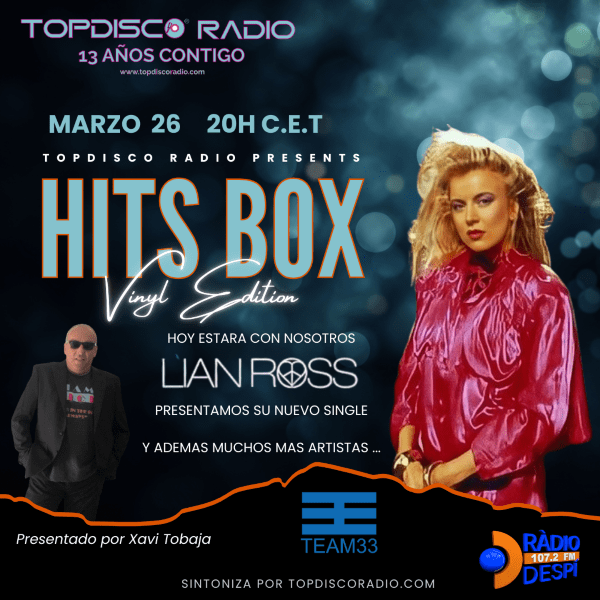 Lian Ross - Topdisco Radio - Hits Box Vinyl Edition - Team33 Music