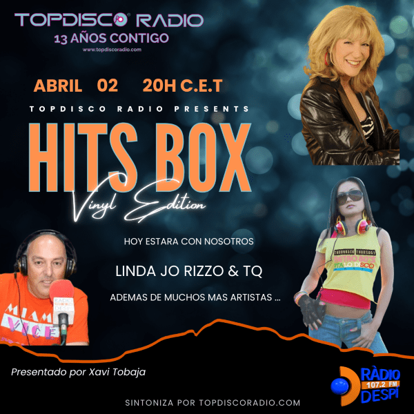 Linda Jo Rizzo & TQ - Topdisco Radio - Hits Box Vinyl Edition
