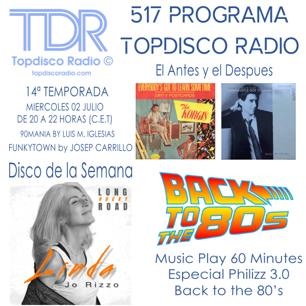 517 Programa Topdisco Radio - Music Play - Funkytown - 90mania - 02.07.25
