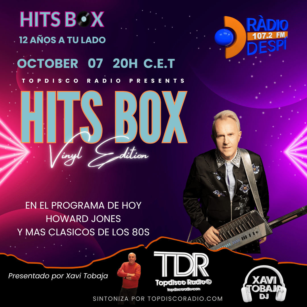 Howard Jones - 481 Programa Hits Box Vinyl Edition - Topdisco Radio