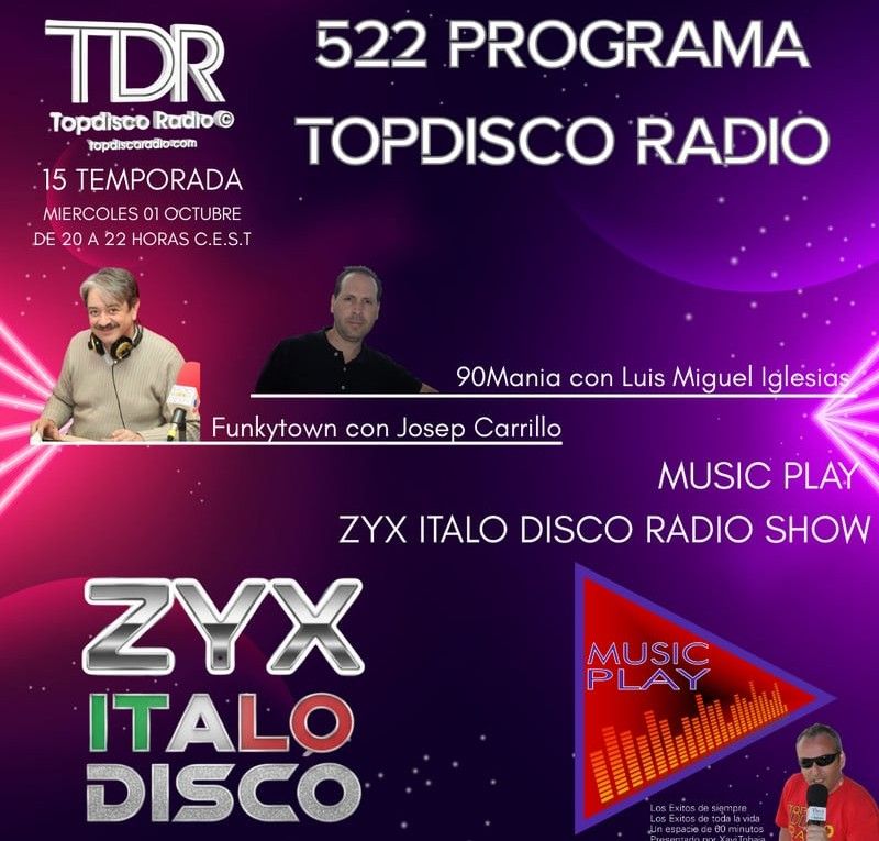 522 Programa Topdisco Radio
