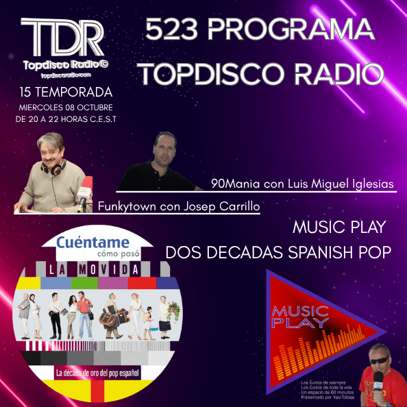 523 Programa Topdisco Radio