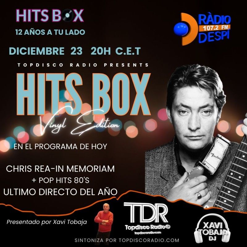 490 Programa Hits Box Vinyl Edition Especial Navidad 2025 - Topdisco Radio - Radio Despi