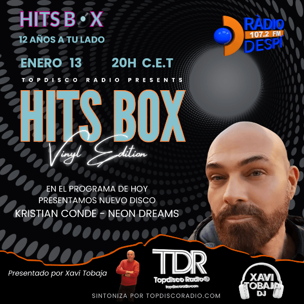 491 Programa Hits Box Vinyl Edition - Kristian Conde - Topdisco Radio