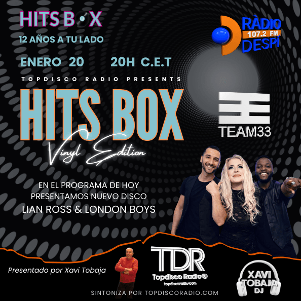 492 Programa Hits Box Vinyl Edition - Lian Ross - London Boys - Topdisco Radio WP