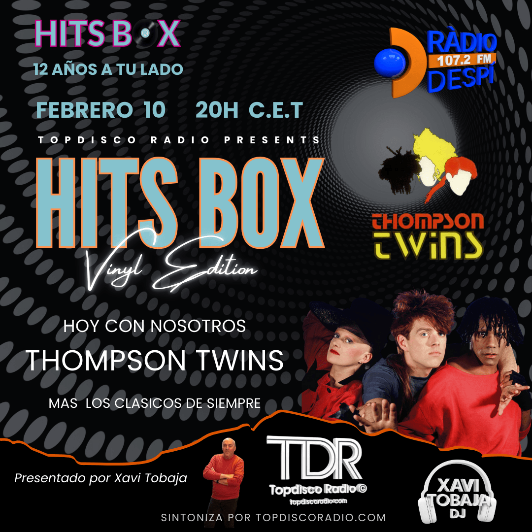 495 Programa Hits Box Vinyl Edition - Thompson Twins - Topdisco Radio