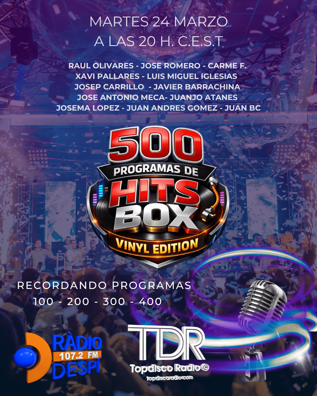 500 Programa Hits Box Vinyl Edition