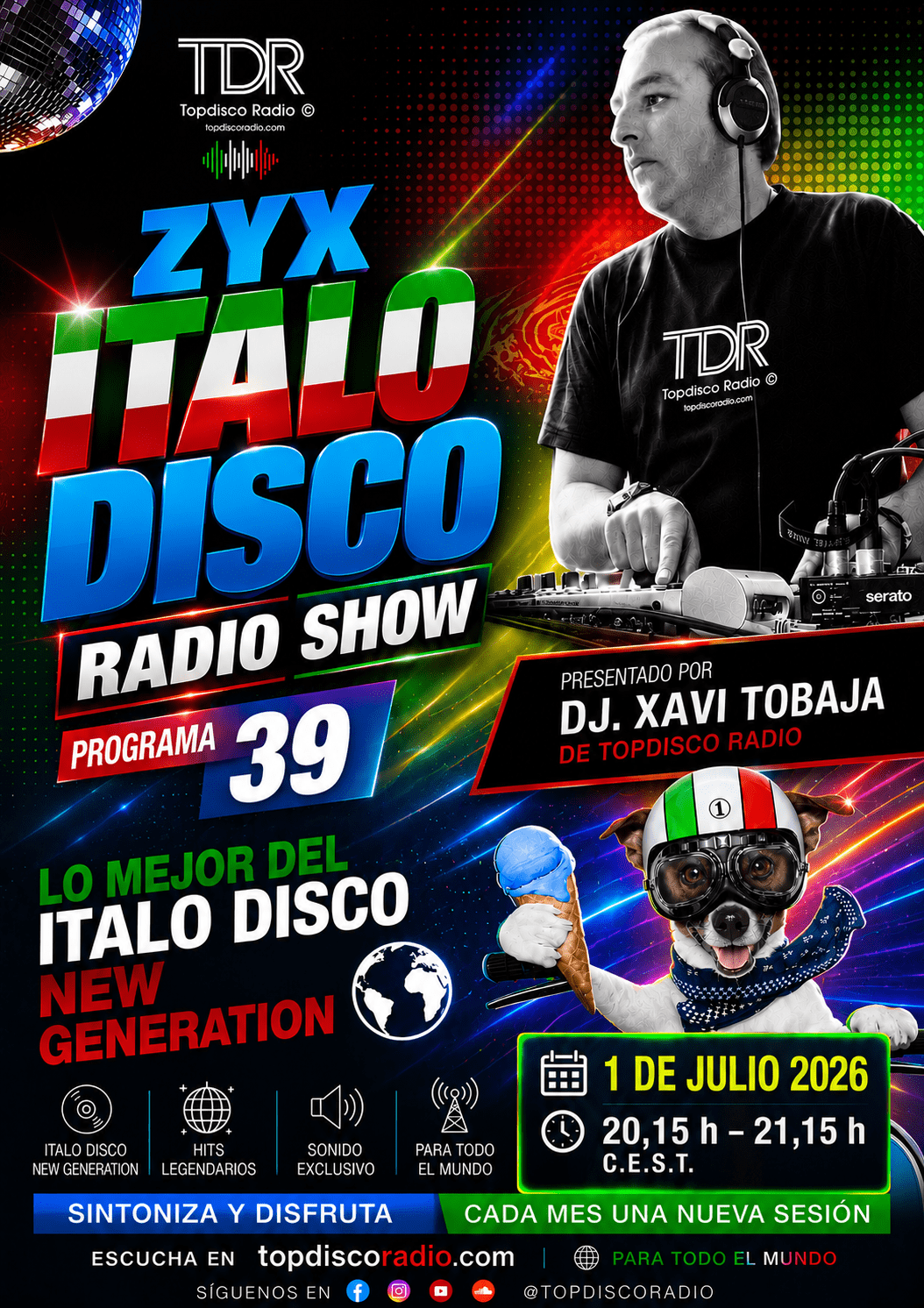 ZYX ITALO DISCO RADIO SHOW 39 - XAVI TOBAJA