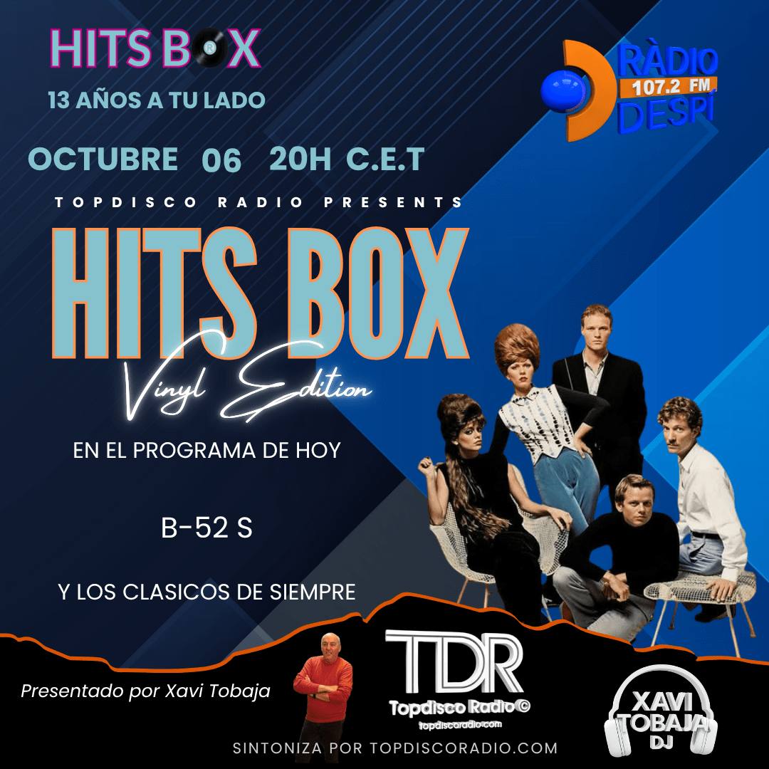 519 Programa Hits Box Vinyl Edition - B-52'S - Topdisco Radio